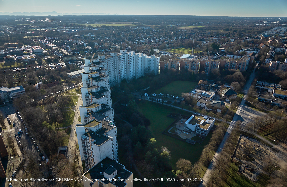 07.01.2023 - Umgebung in Neuperlach